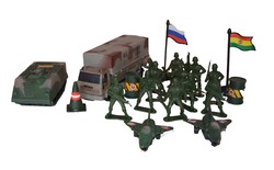 Набор  солдат с военной техникой.