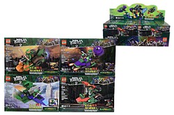 Набор  конструкторов 74008 Ninja Turtles  (8 шт.).