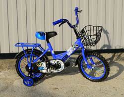 Детский велосипед Star Baby 12" синий.