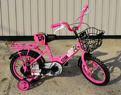 Детский велосипед Star Baby 12" розовый.
